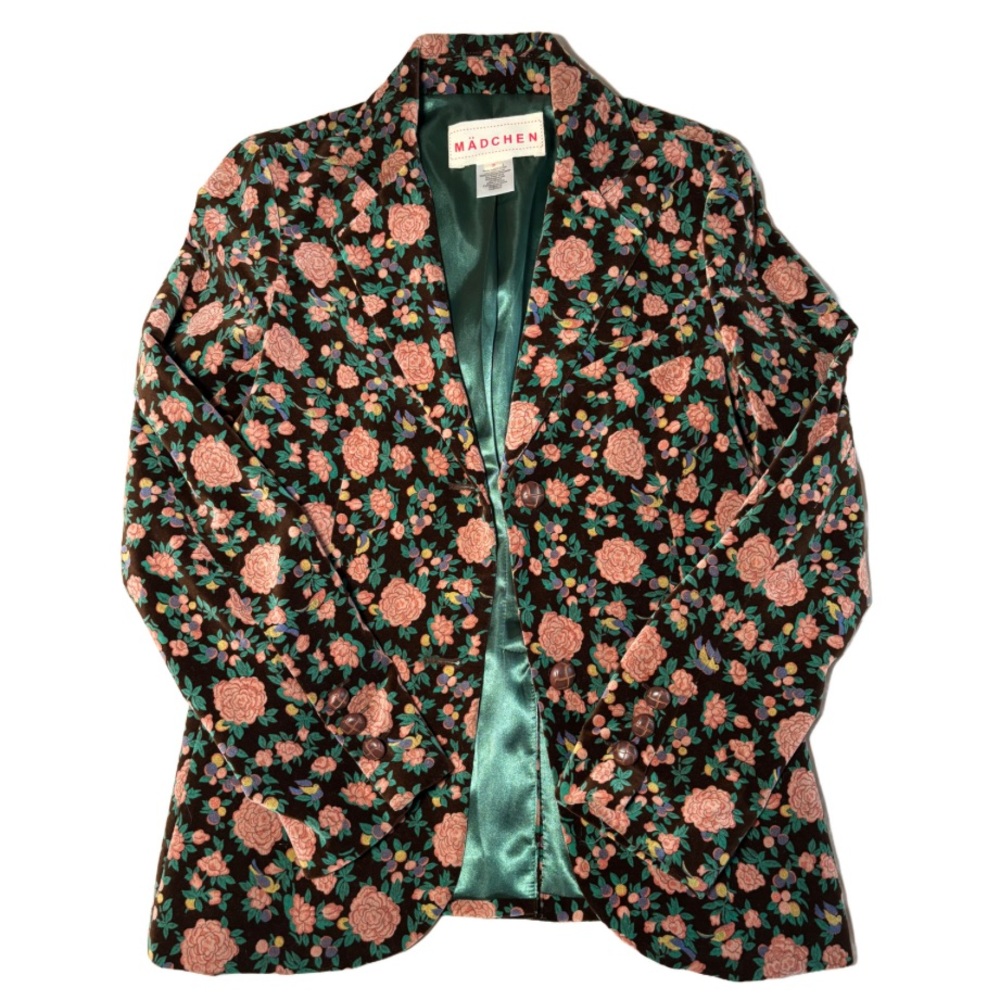 ANTHROPOLOGIE MADCHEN VELVET BLAZER